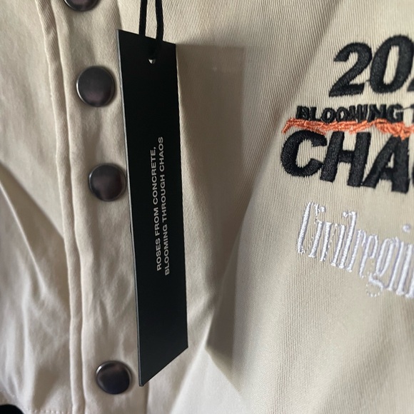 Civil Regime NEW Pray for Us Racing Jacket - Picture 7 of 14